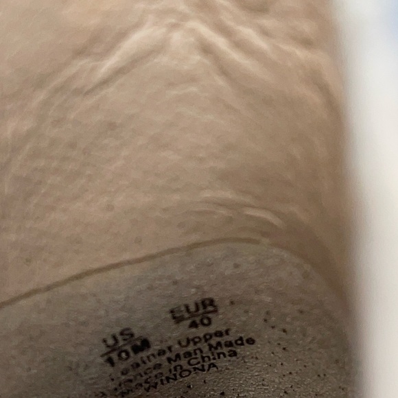 Sam Edelman Women's Ankle Booties Size 10M "Winona" White Leather Slip On - Picture 9 of 11